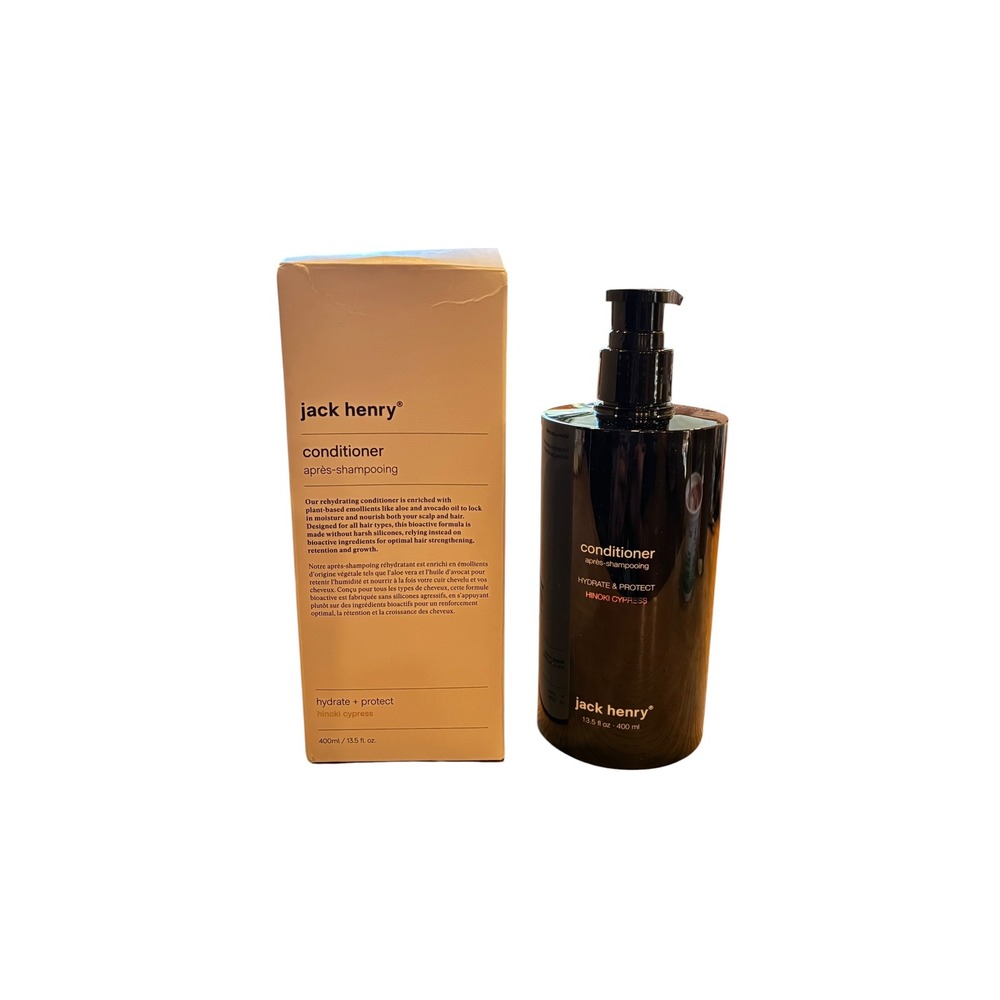 Jack Henry Conditioner Hydrate & Protect Hinoki Cypress 13.5oz New